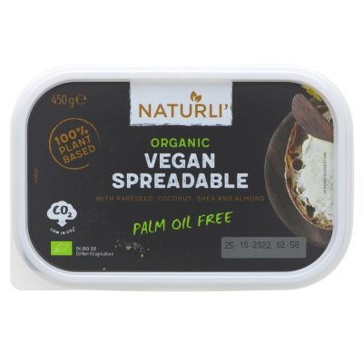 Naturli Spreadable Vegan Butter 450g