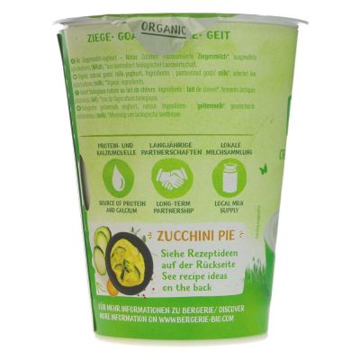 Bergerie Natural Goat Yoghurt 400g