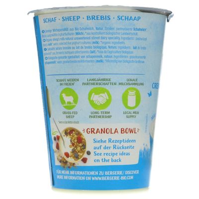 Bergerie Organic Natural Sheep Yoghurt 400g