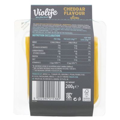 Violife Slices - Cheddar 200g