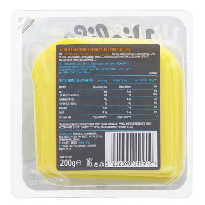 Violife Slices - Mature Cheddar 200g
