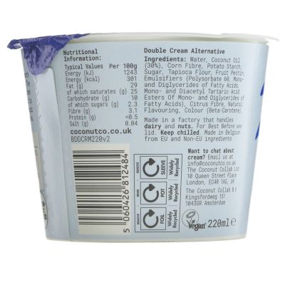 Coconut Collaborative Double Cream 220ml