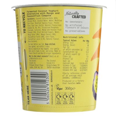 Coconut Collaborative Mango & Passion Fruit Coconut Yoghurt 360g