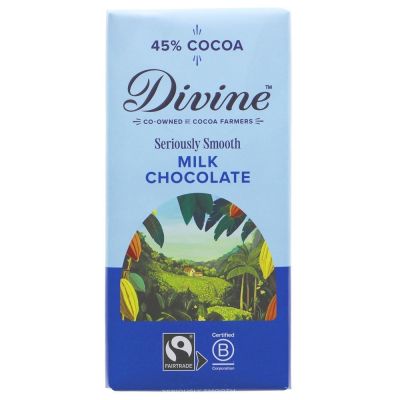 Divine 45% Milk Chocolate 90g
