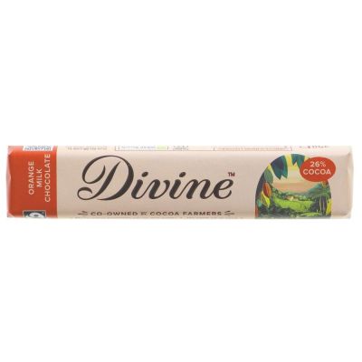 Divine Fair Trade Milk Chocolate with Orange 35g