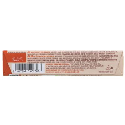 Divine Fair Trade Milk Chocolate with Orange 35g
