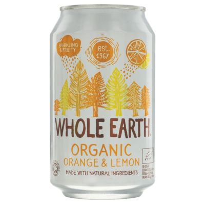 Whole Earth Organic Orange & Lemon Drink 330ml