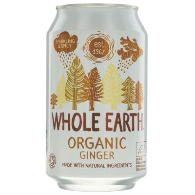 Whole Earth Organic Sparkling Ginger 330ml