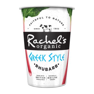 Rachels Organic Greek Style Rhubarb Yoghurt 450g