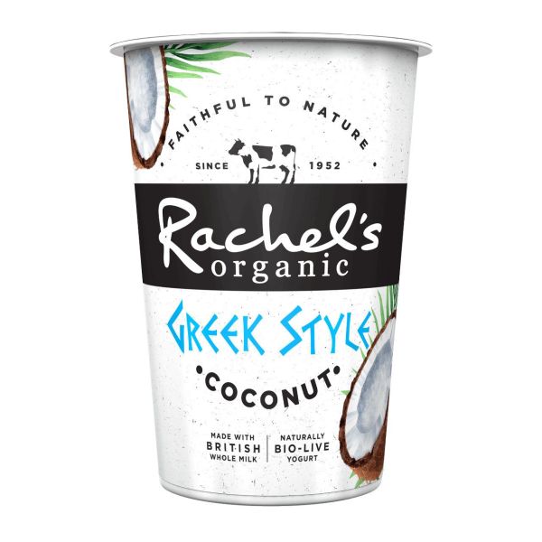Rachels Organic Greek Coconut Yoghurt 450g