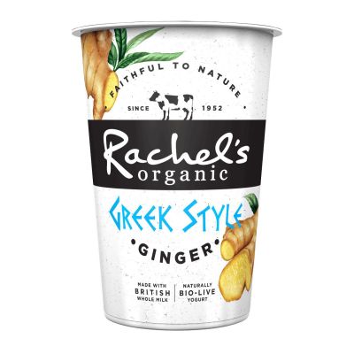 Rachels Organic Greek Ginger Yoghurt 450g