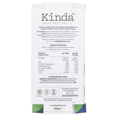 Kinda Co. Blue Vegan Cheese 120g