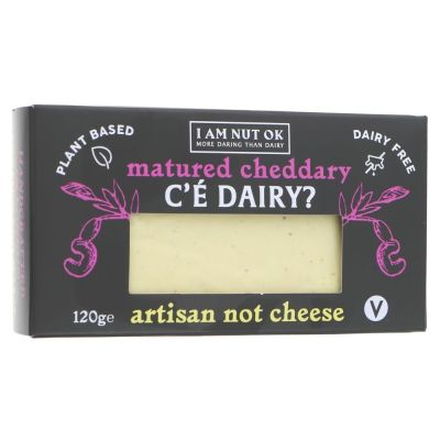I Am Nut Ok Matured Cheddar Nut Cheese 120g