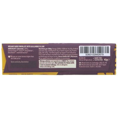 Ombar Chocolate Almond Butter Bar 42g