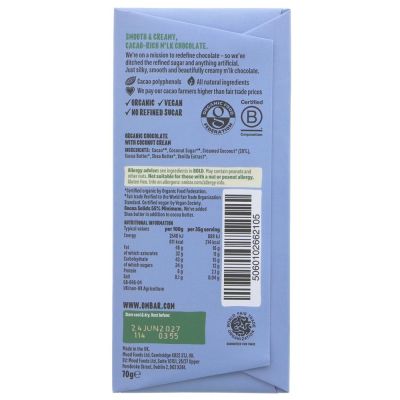 Ombar Coco Mylk Raw Chocolate Bar 70g