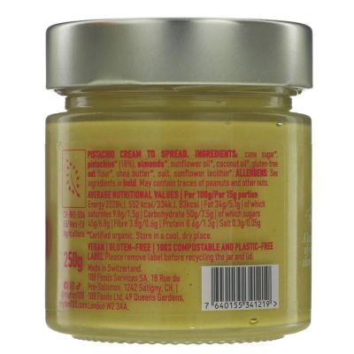 Rhythm 108 Organic Pistachio Spread 250g