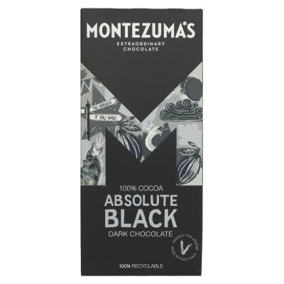 Montezumas Absolute Black 100% 90g