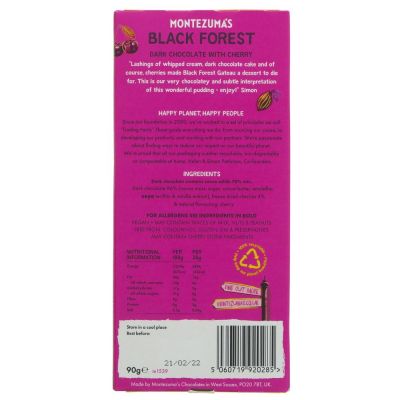 Montezumas Black Forest Gateau 90g