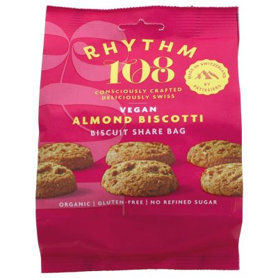 Rhythm 108 Organic Almond Biscotti Sharing Bag 135g