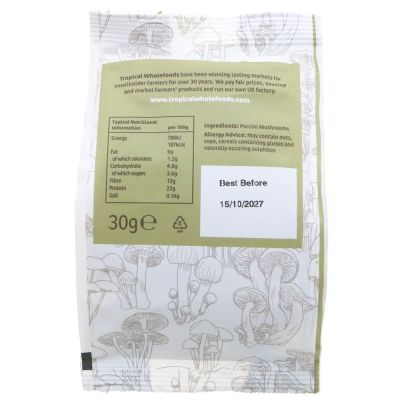 Tropical Wholefoods Porcini Mushrooms