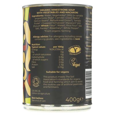Suma Organic Minestrone Soup 400g