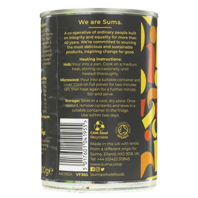 Suma Organic Spicy Lentil Soup New 400g