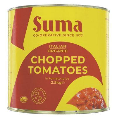 Organic Tomatoes Chopped Bulk 2.6kg