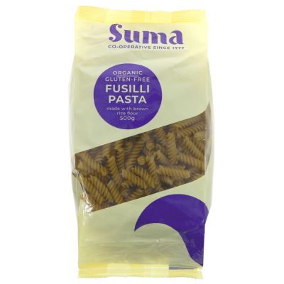 Suma Gluten Free Brown Rice Fusilli 500g