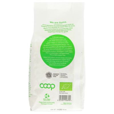 Suma Organic White Penne Pasta 500g