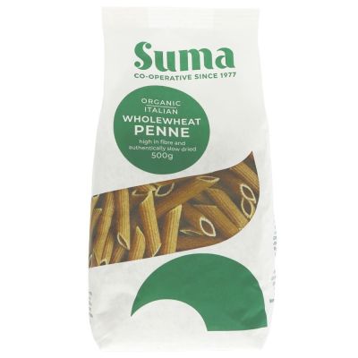 Suma Organic Wholewheat Penne 500g