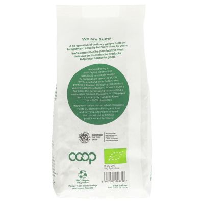 Suma Organic Wholewheat Penne 500g