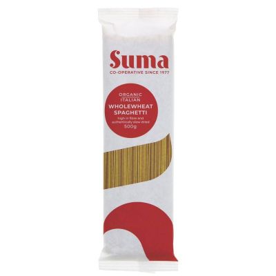 Suma Organic Wholewheat Spaghettl 500g