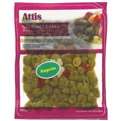 Attis Aegean Olives 400g