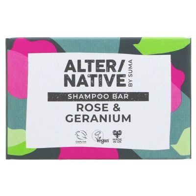 Alter/Native Shampoo Bar - Rose & Geranium 95g