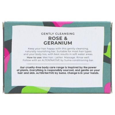 Alter/Native Shampoo Bar - Rose & Geranium 95g