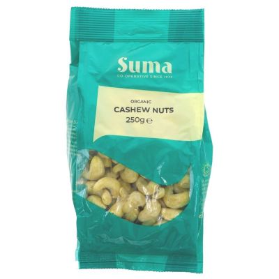 Suma Organic Cashew Nuts Whole 250g
