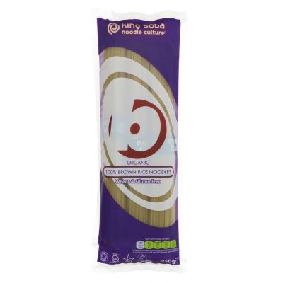 King Soba Organic Brown Rice Noodles 250g