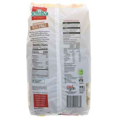 Orgran Buckwheat Spirals 350g