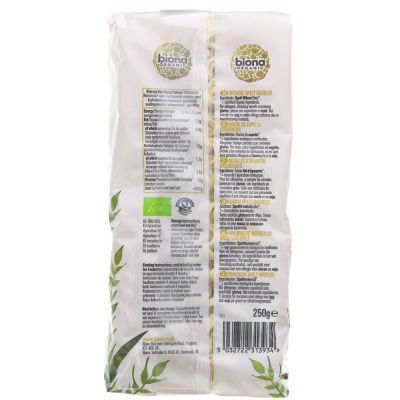 Biona Organic Spelt Noodles 250g