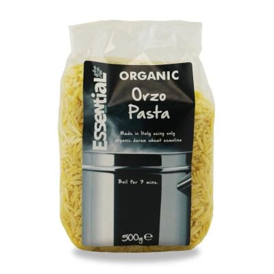Essential Organic White Orzo Pasta 500g