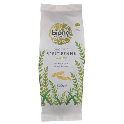 Biona Organic Spelt Penne White 500g