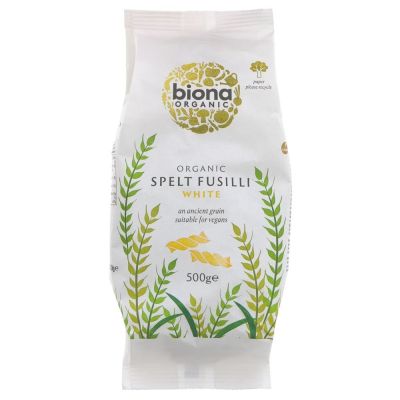Biona Organic Spelt Fusilli White 500g