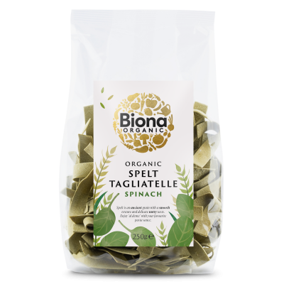 Biona Organic Spelt Spinach Tagliatelle 250g