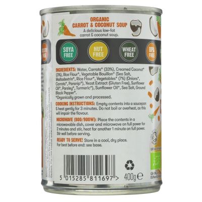 Free & Easy Carrot & Coconut Soup 400g