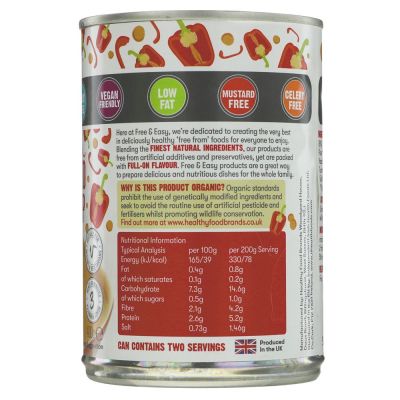 Free & Easy Lentil Red Pepper Soup 400g