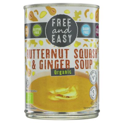Free & Easy Butternut & Ginger Soup 400g
