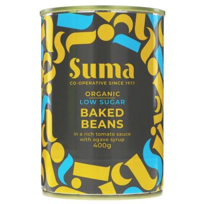 Suma Organic Low Sugar Baked Beans 400g