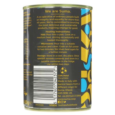 Suma Organic Low Sugar Baked Beans 400g