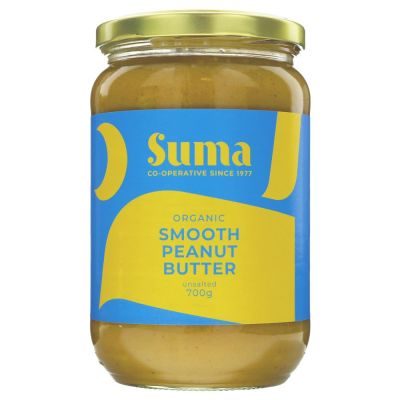 Suma Organic Peanut Butter Smooth No Salt 700g