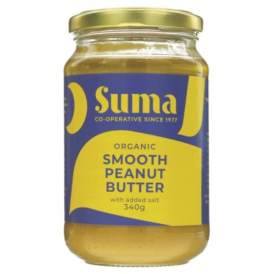 Suma Organic Peanut Butter Smooth Salted 340g